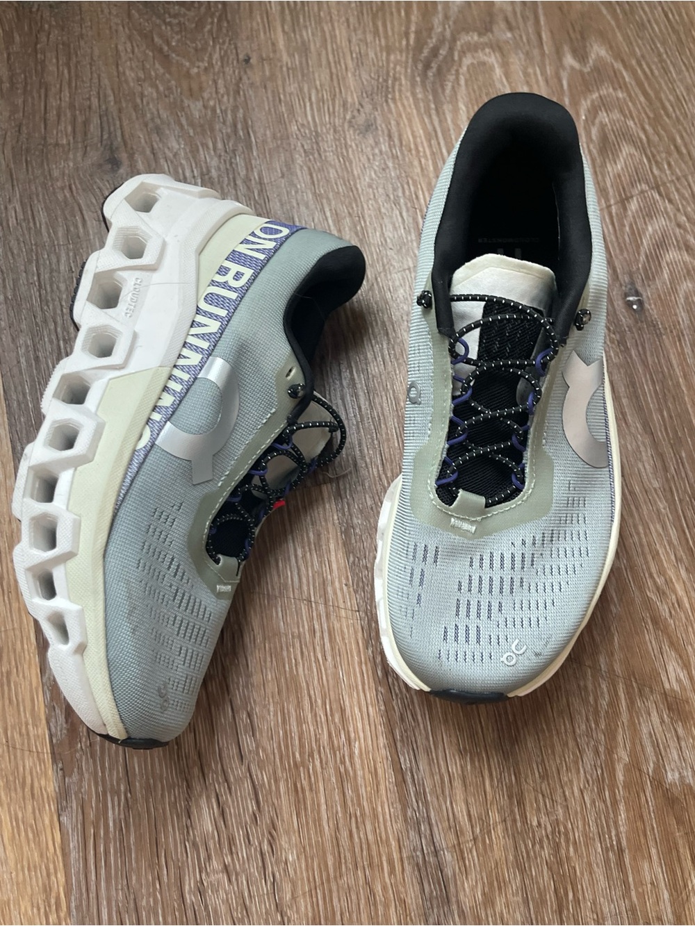 On Running Cloudmonster 2 Sneakers - Mineral / Aloe Grey Purple